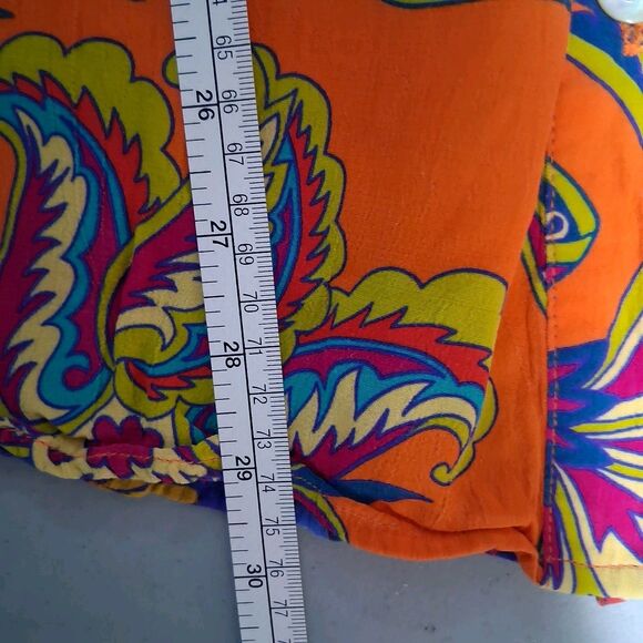 Soft Surrounding Multicolor Multi-print Button Front Shirt w/Embroidery Size M - Picture 10 of 10